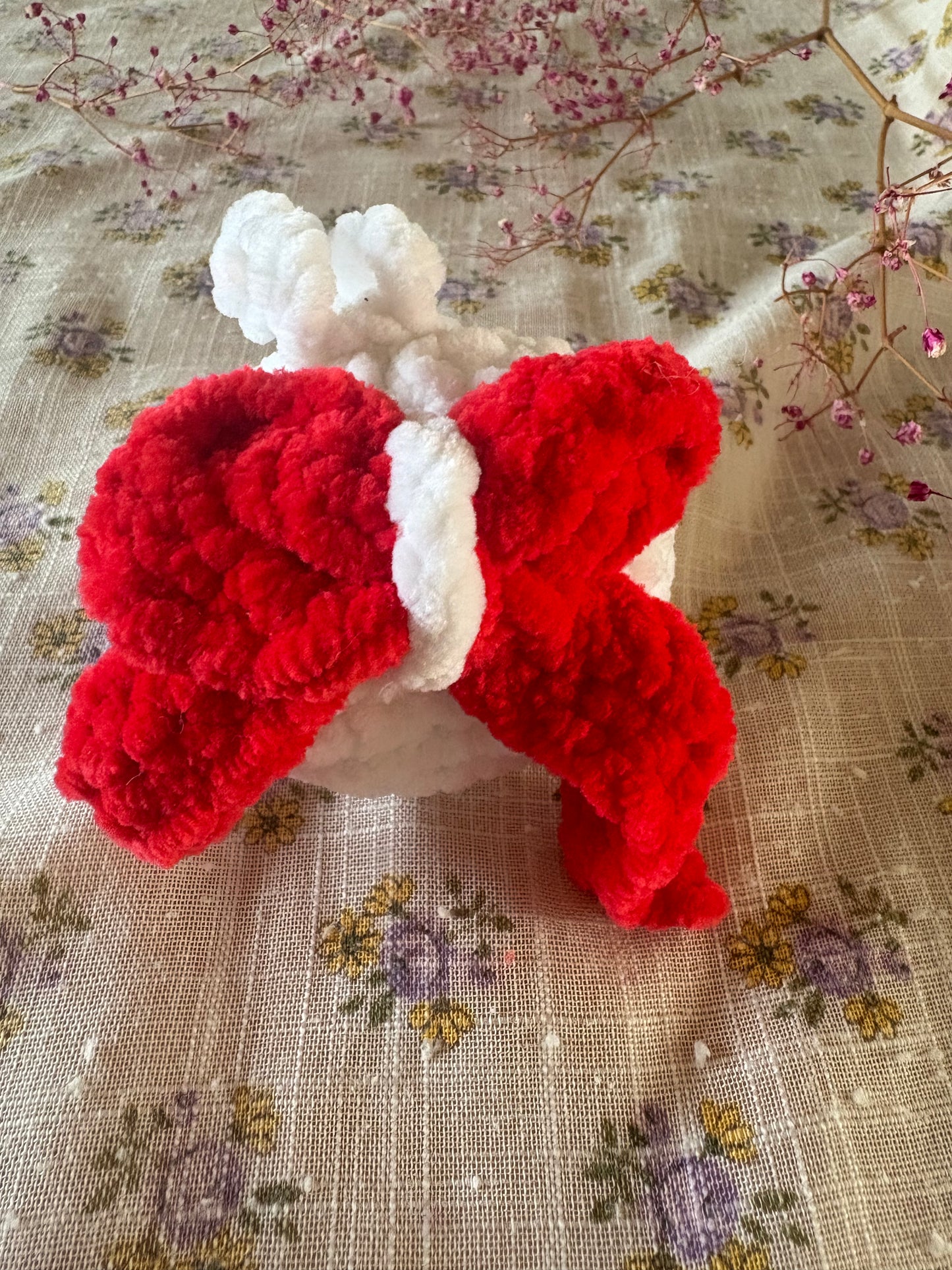 Boule de Noël Noeud rouge