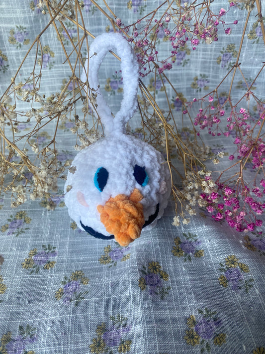 Boule de Noël bonhomme de neige